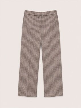 Theory Jean C Stratton Knit Houndstooth Cropped Pants Size 6